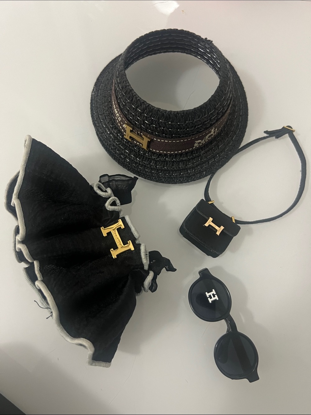 Hermes out fit for labubu popmart